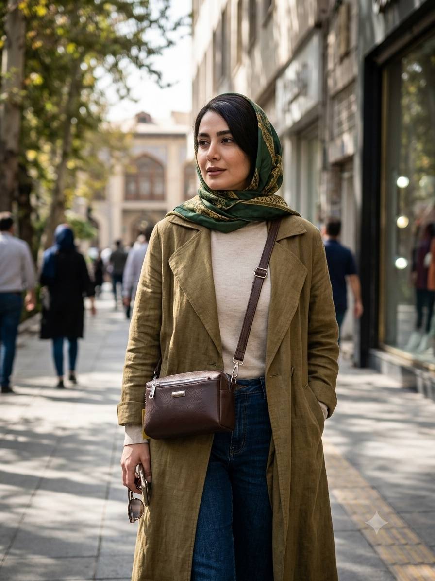 کیف دوشی ۳ زیپ